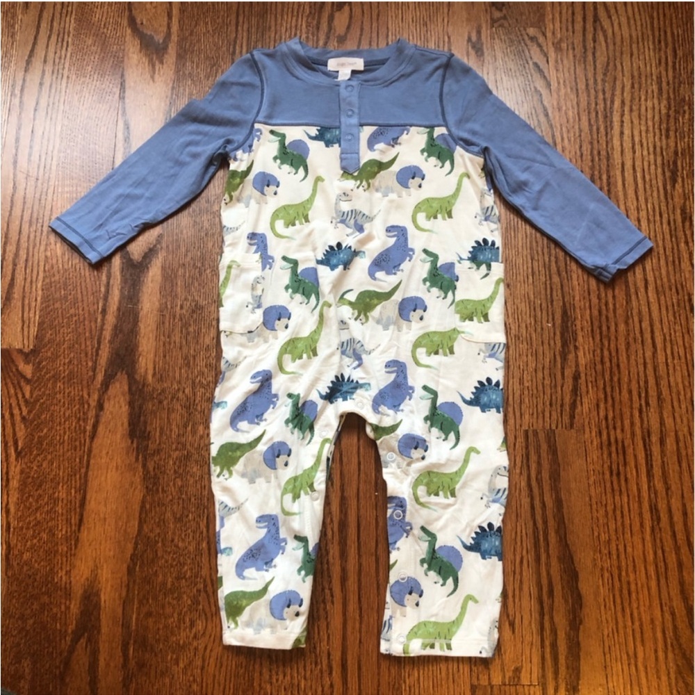 Angel Dear Bamboo Dinosaur Romper
